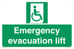 Emergency evacuation lift